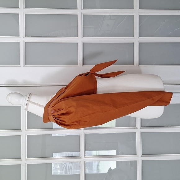 We Wore What Bisou Burnt Orange Top - Picture 3 of 16